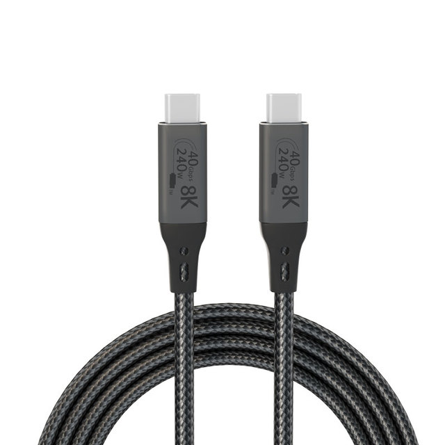 Ultra-high-speed 240W 40Gbps Type C to Type C Cable 8K 60Hz Video Transmission Fast Charging USB Mobile Data Cable