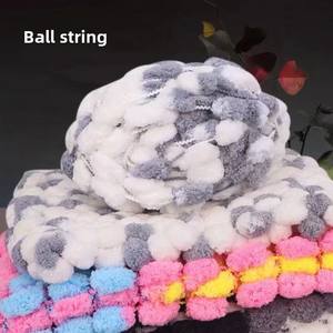 Bola grande de hilo grueso, gancho de ganchillo, Kit DIY de alta tenacidad, materiales de tejer hechos a mano, cojín para sofá, alfombra, alfombrilla de algodón teñido - Product Image 2