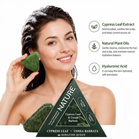 Champú Sólido Hidratante a Granel con Manteca de Karité Orgánica y Aceite de Ricino, Sin Sulfatos, Anti-Frizz, Realza el Brillo, Jabón Capilar Herbal Natural