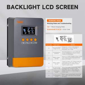 स्टॉक 25a 35 ए 45a सौर चार्ज नियंत्रक 12 वी/24 वी ऑटो एमपीपी सौर बैटरी चार्जर नियंत्रक - Product Image 4