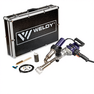 Machine de soudage par extrusion de plastique <span class=keywords><strong>électrique</strong></span> portative WELDY 3000W EX3, <span class=keywords><strong>pistolet</strong></span> de soudage à air chaud pour vinyle et machine de soudage par extrusion - Product Image 1
