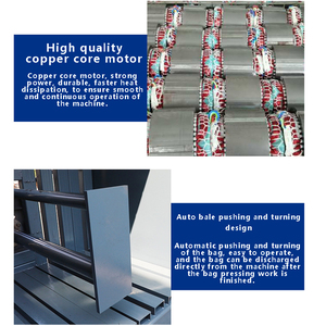 Hydraulic Vertical Machine M10T 10T Automatic for Cardboard Waste Paper and <b>Clothes</b> Compaction - Product Image 5