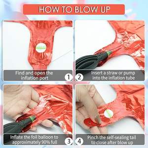 Set de Globos Rojos y Azules de 28 Piezas, Kit de Decoración para Fiesta Patriótica del 4 de Julio con Pancarta de <span class=keywords><strong>Feliz</strong></span> Cumpleaños - Product Image 3