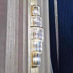 Lámpara de Pared LED de Cristal Posmoderna de Lujo, Decorativa para Interiores, Dormitorio, Sala de Estar, Luz de Noche - Product Image 2