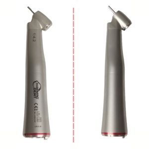 Charming <span class=keywords><strong>Dent</strong></span> 1:4.2 Pièce à main dentaire électrique haute vitesse à angle contrarien de 45 degrés, fibre optique, spray 4 voies, acier inoxydable, pour clinique - Product Image 2
