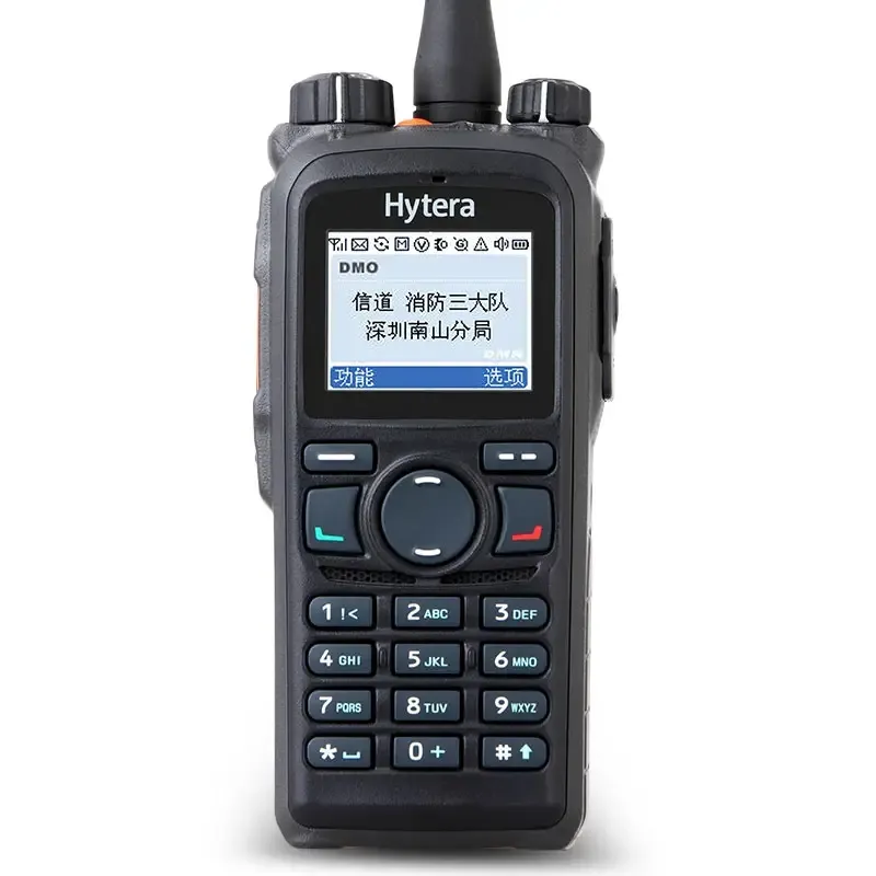 Hytera Pd785 Pd788 Dmr 디지털 라디오 GPS 블루투스 Ip67 방수 Aes 암호화 디지털 음성 휴대용 워키토키