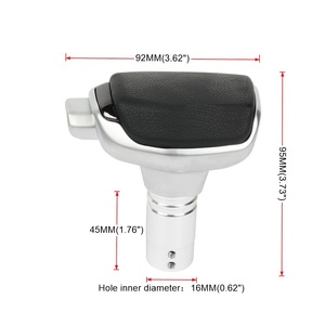 RASTP Car Gear <b>Shift</b> <b>Knob</b> Aluminum Alloy 92mm x 95mm Ergonomic Design For Manual Transmission Vehicles - Product Image 1
