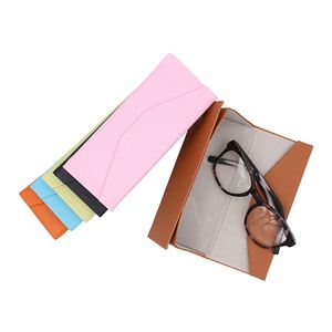 Custom Logo Triangle Magnetic Folding <b>Glasses</b> <b>Case</b> Eyeglasses <b>Cases</b> Sunglasses Organizer - Product Image 2