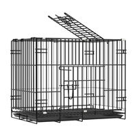 Cage à oiseaux extra-large en métal écologique et durable avec plateau en plastique pour usage domestique - pour pigeons, poulets, lapins - utilisation en intérieur