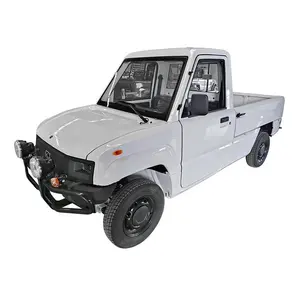 High quality Low Speed Adult Four-Wheel Electric Pickup Truck 4 door 2 seats electric truck cars for passenger and cargo
