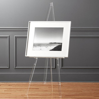 Acryl Kunst Staffelei Display Stand Große klare Hochzeit Stativ Malerei Staffelei Stand