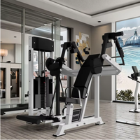 Machine professionnelle de musculation en acier inoxydable pour le tirage vertical (Lat Pullover) – Idéale pour le renforcement des bras, des jambes et des muscles.
