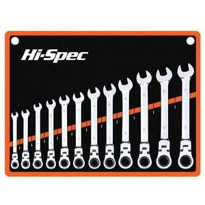 ประแจวงล้ออเนกประสงค์ Com5386 ขนาด 8-24 มม. แบบเมตริก หัวหกเหลี่ยม ปากหยัก เกรดอุตสาหกรรม ผลิตจากเหล็กโครเมียมวาเนเดียม ชุดเครื่องมือ - Product Image 3