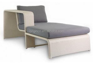 Conjunto de Muebles de Jardín Reclinables de Ratán para Exteriores, Sala de Estar, Terraza, Sofá Reclinable - Product Image 6