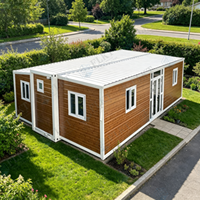 Maison conteneur extensible ignifuge et étanche FLKT, garantie 2 ans, usine source, maison modulaire préfabriquée moderne