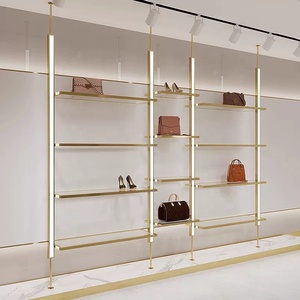 Espositore da Parete Illuminato <span class=keywords><strong>di</strong></span> Lusso per Borse, Scaffali per Esposizione <span class=keywords><strong>di</strong></span> Borse e <span class=keywords><strong>Scarpe</strong></span>, Design e <span class=keywords><strong>Arredamento</strong></span> per Negozi - Product Image 2