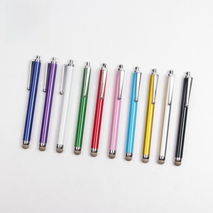 Großhandel Schlanker Aluminium-Stylus-Stift mit Metallclip, kapazitiver Touchpen für iPhone, iPad, <span class=keywords><strong>Android</strong></span>-Tablet, schlanker kapazitiver Metallstift - Product Image 1