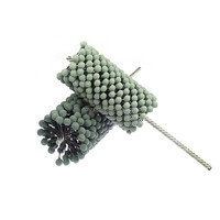 Brosse cylindrique en oxyde d'aluminium de 4 pouces, balle de polissage pour l'ébavurage des trous traversants