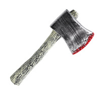 Accessoires de maquillage d'Halloween : Couteau, scie, hache, faucille, clé, jouet, accessoire de costume, ensemble de doubles accessoires effrayants en plastique portables