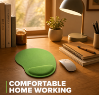 Tapis de souris ergonomique confortable pour le bureau à domicile - Support en EVA à mémoire de forme douce pour prévenir la fatigue lors du travail à distance