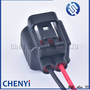 ช่องเสียบสวิตช์โซลินอยด์สุญญากาศ2ขาปลั๊กกันน้ำสำหรับ Toyota 192000-3130พร้อมสายไฟ - Product Image 2