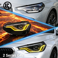 Luces Delanteras Dobles Blancas y Amarillas para Auto, Marca LS, para BMW Serie 2 G42 M2 2022-2026, Listas para Instalar