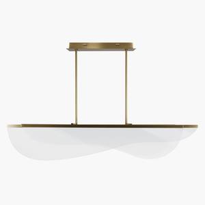 Modern Simple Elegant LED Pendant <b>Light</b> Creative Bar Restaurant Acrylic Candle Strip Indoor Villa Hotel Hanging Office Middle - Product Image 2