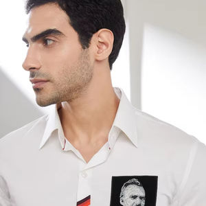 Vlad Men's 100% Cotton Casual Summer <b>Shirts</b> Breathable Quick Dry <b>Button</b> Down Collar Full Sleeve OEM Service - Product Image 1