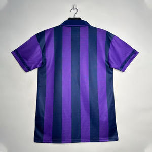 Uniforme de Fútbol Personalizado Color <span class=keywords><strong>Morado</strong></span> para Hombre, Uniforme de Fútbol Retro 95-97, Uniformes de Fútbol Transpirables de Buena Calidad, Camiseta de Fútbol para Equipo - Product Image 2
