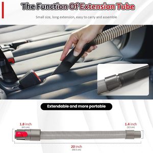 Kit d'<span class=keywords><strong>accessoires</strong></span> pour aspirateurs sans fil <span class=keywords><strong>Dyson</strong></span> V7 V8 V10 V11 <span class=keywords><strong>V15</strong></span>, kit de nettoyage de meubles, <span class=keywords><strong>accessoires</strong></span> pour aspirateur, 6 brosses de remplacement - Product Image 4