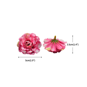 ดอกโรโดเดนดรอนประดิษฐ์ขนาดเล็ก5ซม. ทำเค้กปลอมตกแต่งพื้นหลัง - Product Image 2