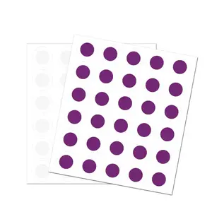 Özel Uv renk değişikliği Sticker güneş koruyucu Uv hasar cilt testi Sticker Uv testi Sticker