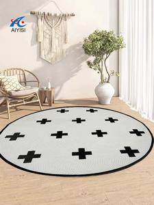 टिकाऊ पी पी पी पी पी पी पुआल पिकनिक के लिए लुढ़का वाला बाह्य प्लास्टिक रग्स 6 'x 6' अनुकूलित आउटडोर पीपी रग - Product Image 5