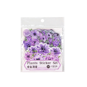 Paquete de 50 Hojas de Pegatinas Decorativas Manuka Hanazono, Pegatinas Creativas y Lindas de Flores, Autoadhesivas, de PET, Recortadas - Product Image 5