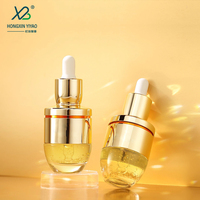 Ensemble de bouteilles de luxe de 30ml pour les cosmétiques de soin de la peau Emballage vide Conteneur de soin de la peau Couvercle en métal Bouteille en verre Conteneur de liquide