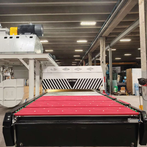 Vetro temperato porte finestre del forno macchina per la produzione di vetro Auto impianto di vetro tempra forno 8 * 14ft - Product Image 1