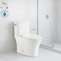 الحديثة الحمام wc الطابق شنت سهلة نظيفة الذاتي نظيفة قطعة واحدة المياه خزانة الحمام سيفون فلاشينغ CUPC مرحاض سيراميك عاء