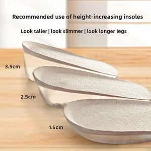 Soletta Traspirante Invisibile per Aumentare l'Altezza con Deodorante, Disponibile in 1.5cm/2.5cm/3.5cm - Product Image 2