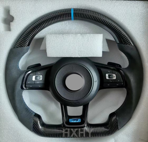 พวงมาลัยคาร์บอนไฟเบอร์ LED สำหรับ Volkswagen VW volant <span class=keywords><strong>Golf</strong></span> <span class=keywords><strong>R</strong></span> line lenkrad ALCA MK7กอล์ฟ VW volant GTI <span class=keywords><strong>Golf</strong></span> <span class=keywords><strong>R</strong></span> <span class=keywords><strong>Scirocco</strong></span> Passat CC - Product Image 2