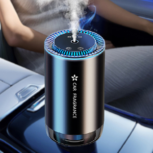Difusor de Aromas Inteligente para Coche y Hogar, Humidificador con Fragancia Duradera, Diseño Portátil de Aleación de Aluminio con Luz Estrellada - Product Image 1
