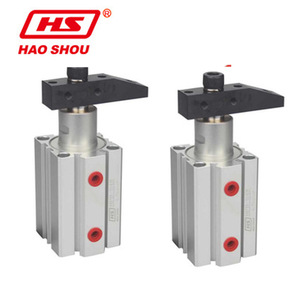 Cilindro Neumático de Ángulo Recto Hao Shou HPB con Cuerpo de Aluminio y Sensor para Automatización Industrial - Product Image 3