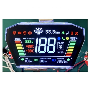 Display LCD del termostato VA del Display LCD personalizzato del Display del tachimetro del motociclo negativo del segmento digitale di alta qualità - Product Image 5