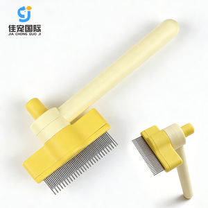 Nouvelle Arrivée JC – Peigne Anti-<span class=keywords><strong>Puces</strong></span> Rotatif à 360° en Acier Inoxydable et ABS, Auto-Nettoyant, Portable, Sûr et Doux pour l'Élimination <span class=keywords><strong>des</strong></span> Poils d'Animaux pour Chiens - Product Image 1