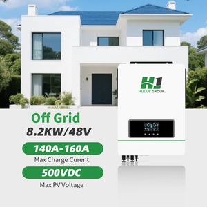 HJ 8.2KW Inversor Solar Onda Sinusoidal Pura LCD Paralelable Fuera DE LA Red Doble MPPT 500V PV Voltaje Único Trifásico 51,2 V Quad Home - Product Image 1