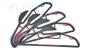Tpe Rubber <span class=keywords><strong>Plastic</strong></span> Gecoate Kledinghanger Abs <span class=keywords><strong>Plastic</strong></span> Shirt Broek Hangers Voor Jurken - Product Image 3