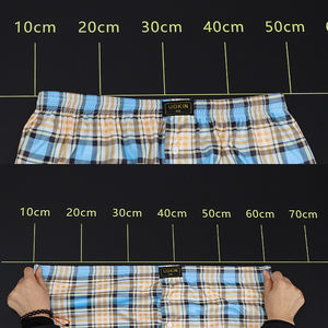 Shorts de <span class=keywords><strong>Pyjama</strong></span> Resi-Pirants en Carreaux Buffalo 100 % Polyester avec Volants pour <span class=keywords><strong>Homme</strong></span> – Été UOKIN Factory Store - Product Image 6