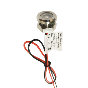 Lumières <span class=keywords><strong>LED</strong></span> décoratives pour piscine de 20 mm, 1 W, lumières décoratives pour baignoire, lumières décoratives pour baignoire, IP68, éclairage de signalisation pour bateaux - Product Image 1