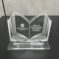 Offre Spéciale laser etch motif acrylique trophée prix cristal acrylique trophée présentoir acrylique prix stand