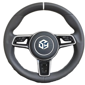 สำหรับ PORSCHE 911 971 996 987 997พวงมาลัยคาร์บอนไฟเบอร์<span class=keywords><strong>แท้</strong></span>สำหรับพวงมาลัย Cayenne Macan Panamera - Product Image 5