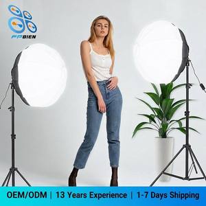Kit d'éclairage professionnel pour studio vidéo avec télécommande sans fil, boîte à lumière photographique de 65 calibres - Product Image 1